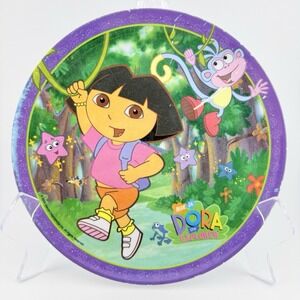 Vtg Dora The Explorer Boots Zak Designs Nickelodeon Jr‎ Kids Melamine Plate 8" N